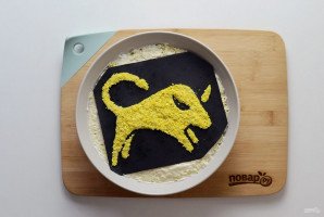 Вегетарианский салат на Новый год Быка