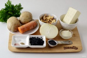 Вегетарианский салат на Новый год Быка