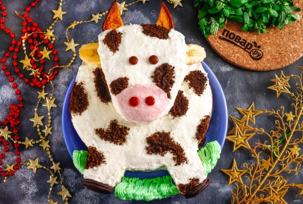 Вкусно и красиво! Новогоднее меню на год Быка 2021        