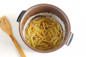 Заливной пирог с картошкой в мультиварке