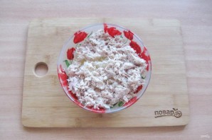 Заливной пирог с курицей и капустой