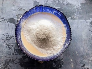 Заливной пирог с рыбным фаршем Заливной пирог с рыбным фаршем