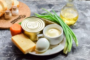 Запеченные бутерброды с рыбой