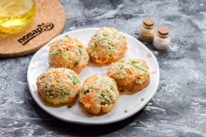 Запеченные бутерброды с рыбой