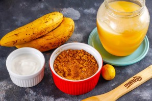 Банановое пирожное