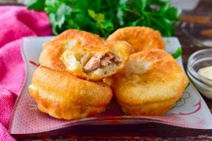 Беляши с рыбой Беляши с рыбой