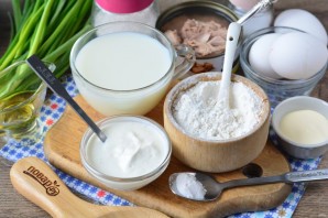 Блины с тунцом