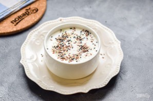 Десерт из зефира со сливками