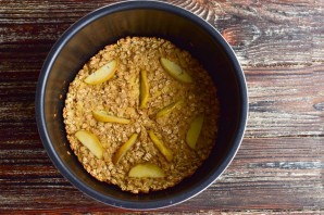 Диетическая шарлотка с яблоками в мультиварке