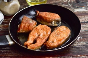 Горбуша в соевом соусе