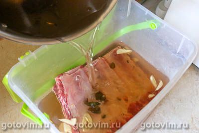 Говяжьи ребрышки в коптильне Говяжьи ребрышки в коптильне