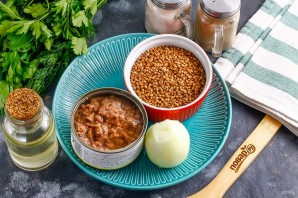 Гречка с тунцом