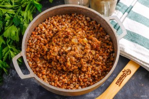 Гречка с тунцом