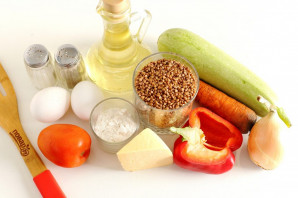 Гречневая запеканка с овощами