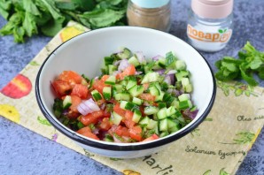 Иранский салат "Ширази"