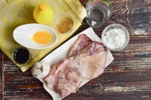 Кальмары в соусе терияки Кальмары в соусе терияки