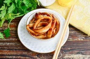 Кальмары в соусе терияки Кальмары в соусе терияки