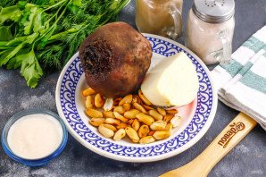 Карпаччо из свеклы с сыром