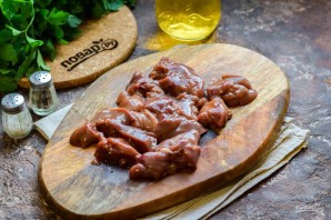 Картошка с печенью жареная