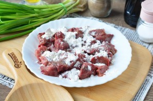 Куриная печень в соевом соусе