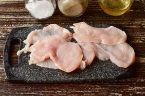 Куриные рулетики с баклажанами