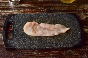 Куриные рулетики с баклажанами