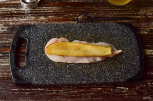 Куриные рулетики с баклажанами