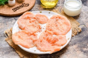 Куриные рулетики с моцареллой Куриные рулетики с моцареллой