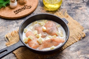 Куриные рулетики с моцареллой Куриные рулетики с моцареллой