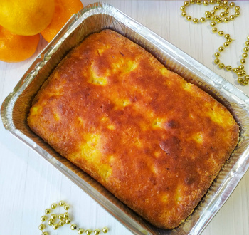 Легкий творожный кекс (запеканка) с мандаринами (без муки)! Легкий творожный кекс (запеканка) с мандаринами (без муки)!