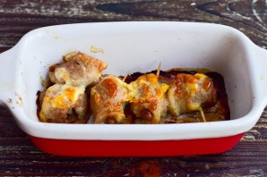 Мясные рулетики по-французски