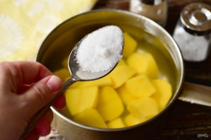 Мясо запеченное в пюре