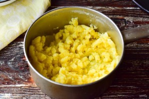 Мясо запеченное в пюре