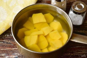 Мясо запеченное в пюре