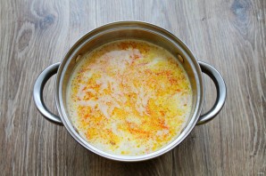 Молочный куриный суп