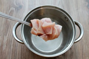 Молочный куриный суп