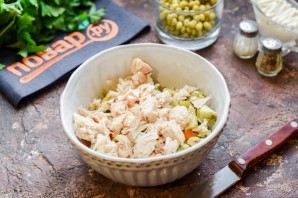 "Оливье" с курицей и авокадо "Оливье" с курицей и авокадо