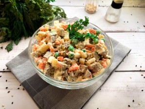 "Оливье" с печенью "Оливье" с печенью