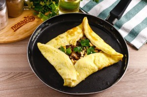 Омлет конвертиком с начинкой