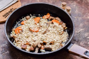 Овсяная каша с мясом Овсяная каша с мясом