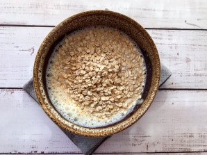 Овсяная запеканка с бананом Овсяная запеканка с бананом