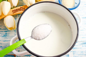 Панна-котта с черникой