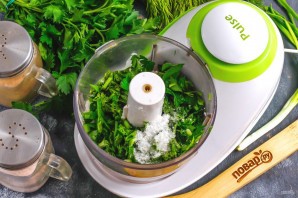 Паста для бутербродов из зелени