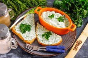 Паста для бутербродов из зелени