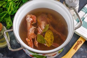 Рассольник с уткой