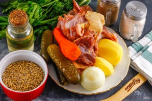 Рассольник с уткой