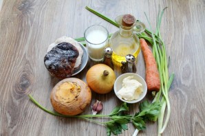 Репа с грибами в духовке