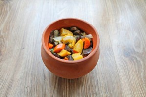 Репа с грибами в духовке