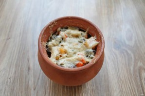 Репа с грибами в духовке