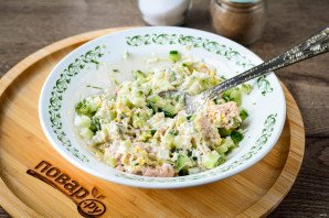 Рулет из лаваша с икрой минтая